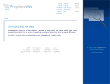 Tablet Screenshot of progettareweb.it